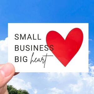 💕5/$15  Small Business Big Heart Thank you Cards ❤️